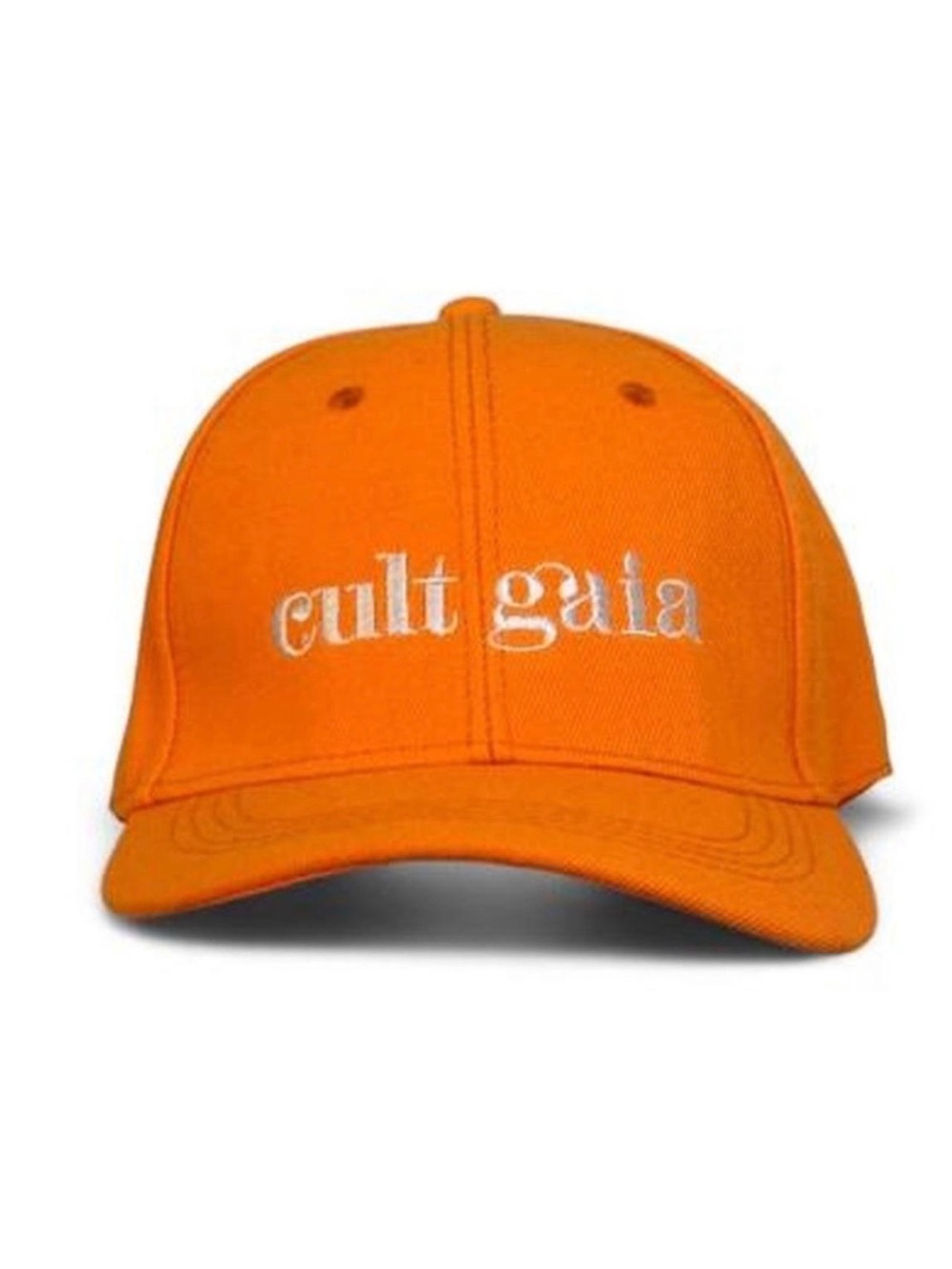 Orange Baseball Cap w “Cult Gaia” Embroidered Text
